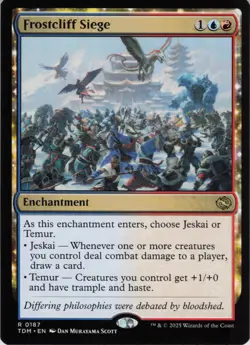 Frostcliff Siege R Tarkir: Dragonstorm 187 NM Normal MTG - Image 1