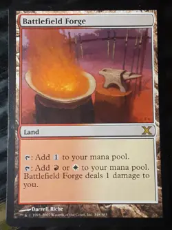 Battlefield Forge x1 , 10th Edition , LP , MTG , FREE SHIPPING - Image 1