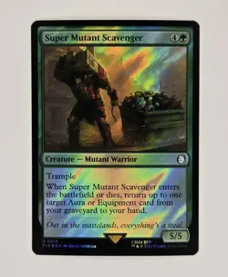 Super Mutant Scavenger Surge Foil PIP 0613 MTG Magic the Gathering - Image 1