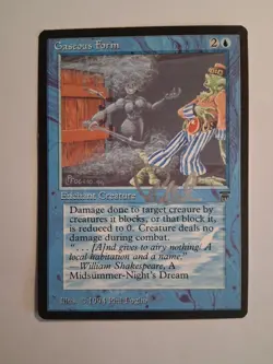 Magic The Gathering Legends Gaseous Form MTG TCG CCG Autographed - Image 1