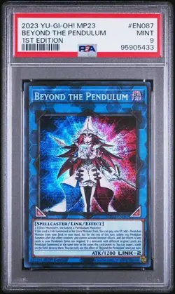 2023 YuGiOh! MP23 Beyond the Pendulum 1st Edition PSA 9 MINT #EN087 - Image 1