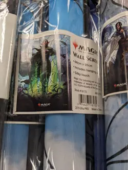 Nissa Stained Glass Planeswalker Wall Scroll New Magic The Gathering - Image 1