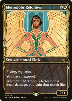 Metropolis Reformer Showcase Foil - March Of The Machine: The Aftermath MTG-NM - Image 1