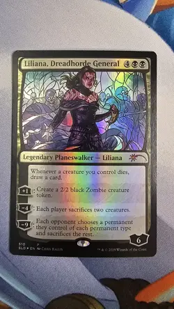 Liliana, Dreadhorde General (Stained Glass) Secret Lair Drop Foil #510 - Image 1
