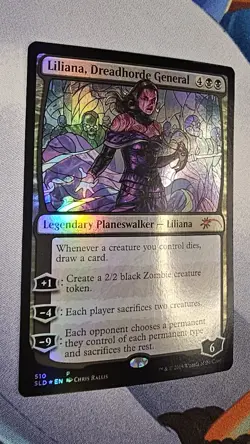 Liliana, Dreadhorde General (Stained Glass) Secret Lair Drop Foil #510 - Image 2