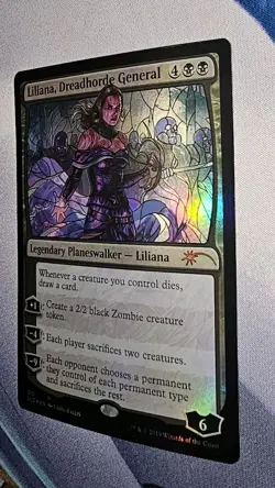 Liliana, Dreadhorde General (Stained Glass) Secret Lair Drop Foil #510 - Image 3
