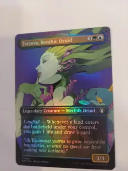 Tatyova, Benthic Druid (Borderless) Commander Masters Foil - Image 1