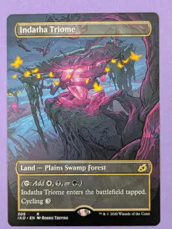 MTG Magic: Ikoria: Lair of Behemoths: Indatha Triome - Showcase #309 Rare - NM - Image 1