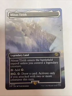 Minas Tirith (0420) (Borderless) Universes Beyond: the Lord of the Rings: Rare - Image 1