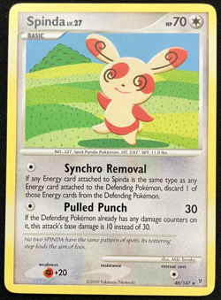 2009 Pokemon Platinum - Supreme Victors Spinda 46/147 Near Mint - Image 1