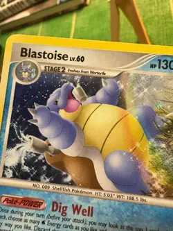 Pokemon TCG Blastoise 2/127 Holo Rare 2009 Platinum Base Set NM - Image 2