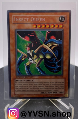 Yugioh! Insect Queen CT1-EN005 Secret Rate Limited Edition *see description* - Image 1