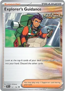 Explorer's Guidance 147/162 Reverse Holo LP-NM - Pokemon TCG Temporal Forces TEF - Image 3