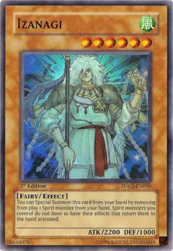 Izanagi [TDGS-EN030] Super Rare Lightly Played 1st Edition - Image 1