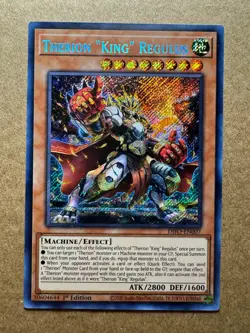 Therion "King" Regulus DIFO-EN007 Dimension Force 1st Edition Yugioh - Image 1
