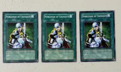 Yugioh TCG Retro Pack 2 Reprint Nobleman of Crossout x3 - Image 1