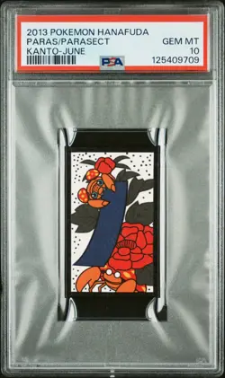 Paras/Parasect - Kanto-June - 2013 Hanafuda - Pokemon Card - PSA 10 - Image 1