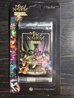 Magi Nation CCG Duel Unlimited Edition 11 Card Booster Pack Sealed - Image 1