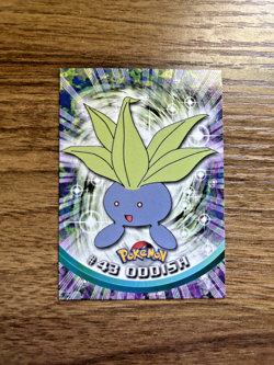 #43 Oddish - Pokemon Topps Card - Black Logo - Image 1