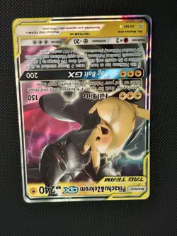Pikachu & Zekrom GX 33/181 Sm-Team Up Holo Card NM Condition - Image 3