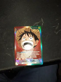One Piece TCG OP13-001 Monkey D. Luffy Alt Art Leader AA Card Game CCG English - Image 1