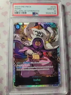 Issho OP03-078 SR Pillars of Strength One Piece Card TCG English - Image 1