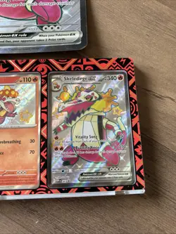 Pokemon Shiny Skeledirge Evolution With Jumbo Card And Card Case - Image 5