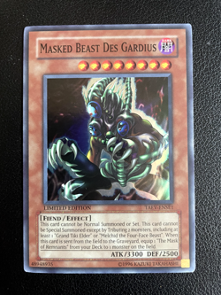 Yugioh Masked Beast Des Gardius TAEV-ENSE1 Limited Edition Lightly Played - Image 1