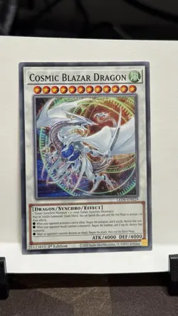 Cosmic Blazar Dragon LED6-EN029 Normal Card 1st Edition - Image 1