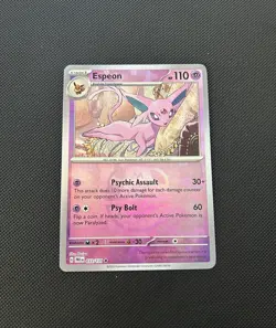 Pokemon Card Espeon 033/131 Prismatic Evolutions Master Ball Near Mint - Image 1