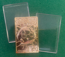 Jigglypuff 1999 Pokemon 23K Gold-Plated Nintendo Evolution Promo Trading Card - Image 1