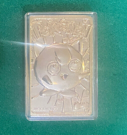 Jigglypuff 1999 Pokemon 23K Gold-Plated Nintendo Evolution Promo Trading Card - Image 2
