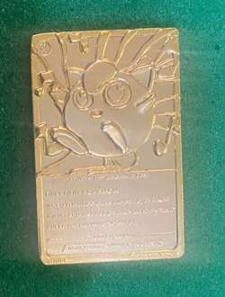 Jigglypuff 1999 Pokemon 23K Gold-Plated Nintendo Evolution Promo Trading Card - Image 3