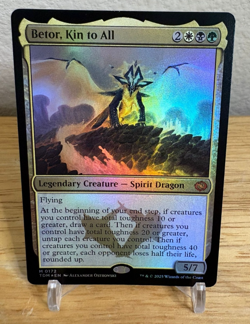 MTG Betor, Kin to All 0172 Tarkir: Dragonstorm TDM Foil Mythic NM - Image 2