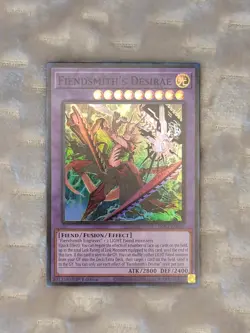 YuGiOh Fiendsmith's Desirae - INFO-EN036 - Super Rare - 1st Edition - Image 1