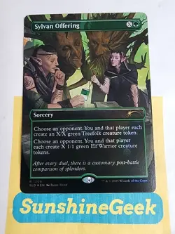 Sylvan Offering (Rainbow Foil) Secret Lair Drop Foil - Image 1