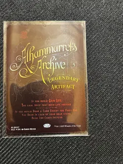 Alhammarret's Archive, 0027, Foil, Secret Lair Encyclopedia, MTG NM - Image 1