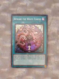 Beware the White Forest - INFO-EN059 - Super Rare - 1st Edition Yu-Gi-Oh! M/N - Image 1