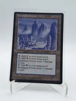 KARPLUSAN FOREST 1995 ICE AGE magic: the gathering "never played" "mint" - Image 1