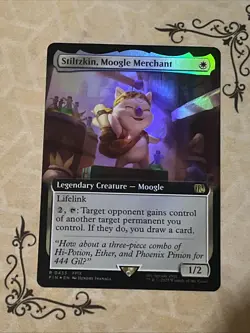 Stiltzkin, Moogle Merchant (Extended Art) Final Fantasy Foil - Image 1