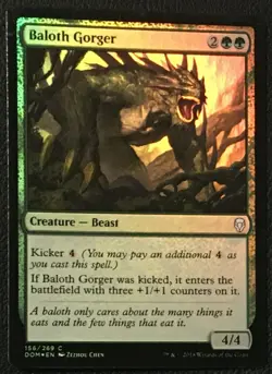 Baloth Gorger Foil Dominaria Magic The Gathering MTG Near Mint - Image 1