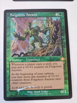 MTG - Forgotten Ancient FOIL Retro Frame - Dominaria Remastered - Image 1