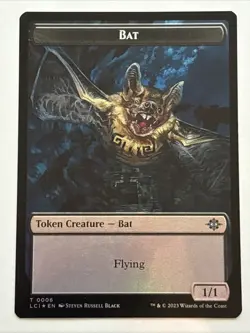 MTG The Lost Caverns of Ixalan Map/Bat Token Foil 0017/0006 NM - Image 2