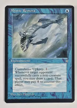Mystic Remora Ice Age Regular NM MTG Magic The Gathering Ships FAST - Image 1
