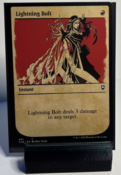 Lightning Bolt (Showcase) Commander Legends: Battle for Baldur's Gate MTG - Image 1