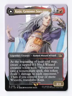 Kuja, Genome Sorcerer (Borderless) 0399 (R) MTG Final Fantasy (FIN) (EN) - Image 1
