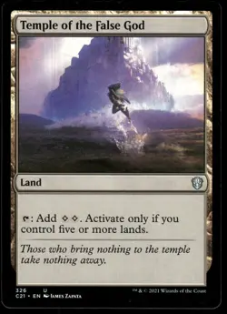 4x Temple of the False God - Commander 2021 - NM-Mint - MTG - Image 1