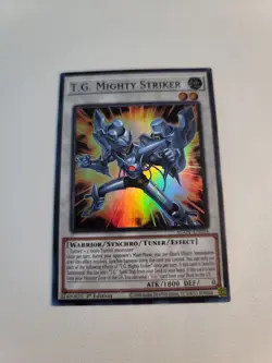 Yugioh T.G. Mighty Striker - AGOV-EN034 1st Edition - Super Rare NM - Image 1