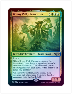 1x Bonny Pall, Clearcutter, Foil, Outlaws of Thunder Junction, Magic MTG NM - Image 1