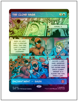 1x The Clone Saga, Borderless Art Foil, Magic MTG NM - Image 1